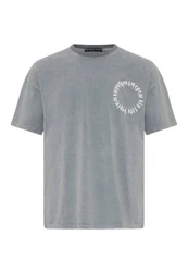 RedBridge T-Shirt Runcorn mit Print Grau/Dunkelgrau/Hellgrau/Blau