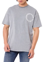 RedBridge T-Shirt Runcorn mit Print Grau/Dunkelgrau/Hellgrau/Blau