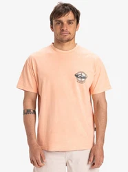 Quiksilver T-Shirt Nd Wake Up World Orange/Rosa