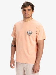 Quiksilver T-Shirt Nd Wake Up World Orange/Rosa