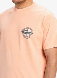 Quiksilver T-Shirt Nd Wake Up World Orange/Rosa