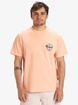 Quiksilver T-Shirt Nd Wake Up World Orange/Rosa