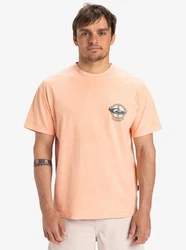 Quiksilver T-Shirt Nd Wake Up World Orange/Rosa