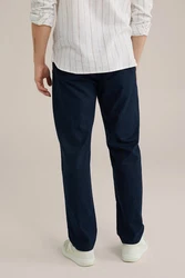 WE Fashion Chinohose Dunkelblau/Blau
