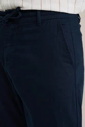 WE Fashion Chinohose Dunkelblau/Blau