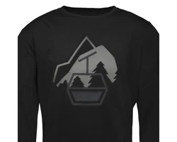 Schöffel Fleeceshirt Glogghus Schwarz/Türkis/Dunkelgrau