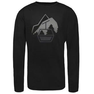 Schöffel Fleeceshirt Glogghus Schwarz/Türkis/Dunkelgrau