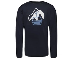 Schöffel Fleeceshirt Glogghus Dunkelblau/Blau