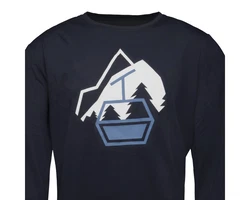 Schöffel Fleeceshirt Glogghus Dunkelblau/Blau