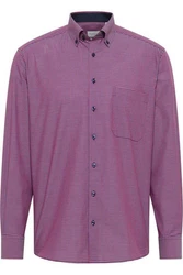 Eterna Businesshemd Lila/Rosa/Dunkelrot/Braun