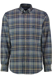 FYNCH-HATTON Langarm Oberteil Blau/Hellblau/Dunkelblau/Grau