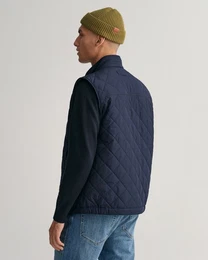 Outdoorjacke QUILTED WINDCHEATER VEST, EVENING BLUE