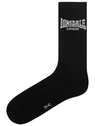 Lonsdale Sportsocken Schwarz/Rot
