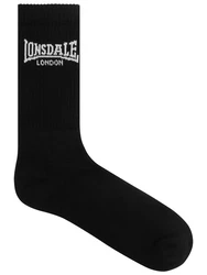 Lonsdale Sportsocken Schwarz/Rot