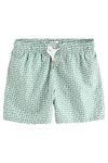 Next Badeshorts mit Print Grün