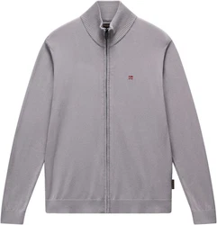 Napapijri Decatur Full Zip 3 Strickjacke Grau/Beige/Braun/Hellgrau/Khaki