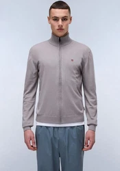 Napapijri Decatur Full Zip 3 Strickjacke Grau/Beige/Braun/Hellgrau/Khaki