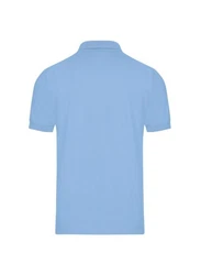 Trigema Poloshirt mit Brusttasche Hellblau/Blau