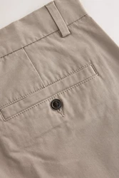 Next Shorts Slim Fit Stretch-Chinoshorts Khaki/Beige/Braun