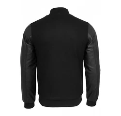 Classic Collegejacke Urbane Klassiker Schwarz