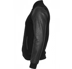Classic Collegejacke Urbane Klassiker Schwarz