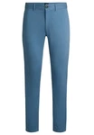 BOSS ORANGE Stoffhose Chino Blau/Grau/Hellblau