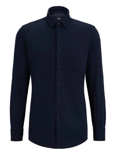 BOSS Langarmhemd P-Hank-Kent Dunkelblau/Hellblau BOSS Langarmhemd P-Hank-Kent Dunkelblau/Hellblau