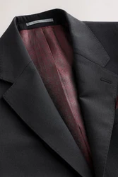 Next Sakko Nova Fides Regular Fit Signature Sakko Dunkelgrau/Schwarz/Grau/Dunkelrot
