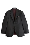 Next Sakko Nova Fides Regular Fit Signature Sakko Dunkelgrau/Schwarz/Grau/Dunkelrot
