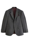 Next Sakko Nova Fides Regular Fit Signature Sakko Dunkelgrau/Grau/Rot