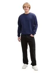 TOM TAILOR Denim Sweatshirt mit Logo-Print 