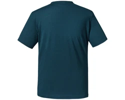 Schöffel T-Shirt Simius Türkis/Grün/Dunkelblau/Dunkelgrün