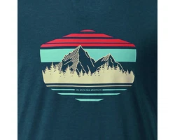 Schöffel T-Shirt Simius Türkis/Grün/Dunkelblau/Dunkelgrün