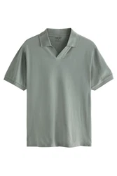 Next Poloshirt Piqu Polo-Shirt mit Reverskragen Grün/Hellgrün/Hellblau/Dunkelgrün