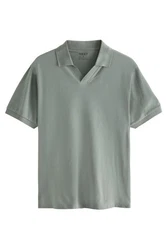 Next Poloshirt Piqu Polo-Shirt mit Reverskragen Grün/Hellgrün/Hellblau/Dunkelgrün