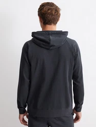 Marc O'Polo Kapuzensweatshirt Heavy Jersey Dunkelblau/Dunkelgrau