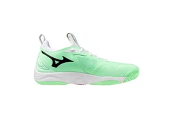 Mizuno Wave Momentum 3 Handballschuh Grün/Hellblau