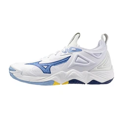 Mizuno Wave Momentum 3 Handballschuh Hellblau/Weiß/Blau