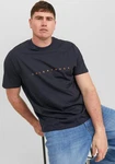 Jack & Jones T-Shirt JJEStar Dunkelblau/Schwarz