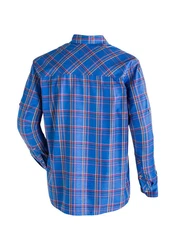 Maier Sports Funktionshemd Claas Herren Hemd OMBRE BLAU/BLAU