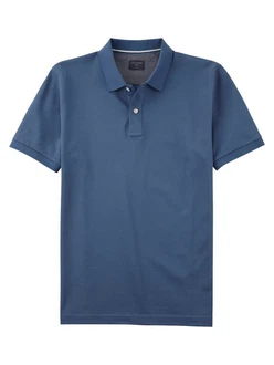 OLYMP Poloshirt Blau/Dunkelblau/Hellblau