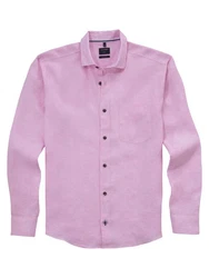 OLYMP Hemd Casual Rosa