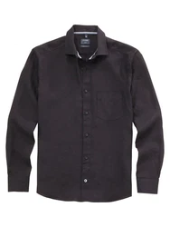 OLYMP Hemd Casual Schwarz/Dunkelbraun/Grau/Dunkelgrau/Blau