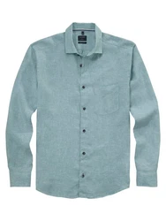 OLYMP Hemd Casual Grün/Blau/Hellblau/Türkis