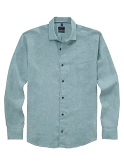 OLYMP Hemd Casual Grün/Blau/Hellblau/Türkis