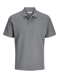 JACK & JONES Poloshirt JJEAUSTIN Grau/Hellgrau/Dunkelgrau