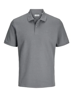 JACK & JONES Poloshirt JJEAUSTIN Grau/Hellgrau/Dunkelgrau JACK & JONES Poloshirt JJEAUSTIN Grau/Hellgrau/Dunkelgrau