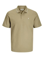 JACK & JONES Poloshirt JJEAUSTIN Khaki/Beige