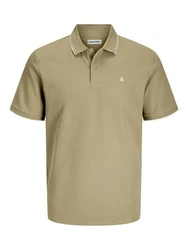 JACK & JONES Poloshirt JJEAUSTIN Khaki/Beige