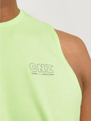Jack & Jones Muskelshirt JCOCNZ TANK TOP SN Grün/Neonfarben